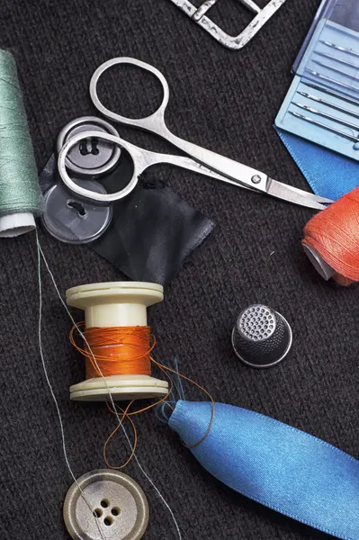 Utensili e accessori per cucire — Foto Stock