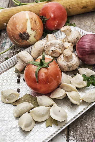 Ukrainian dumplings — Stock Photo, Image