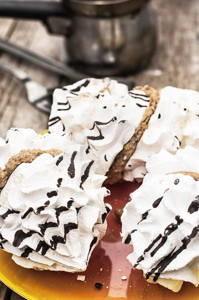 Maräng-läcker dessert — Stockfoto