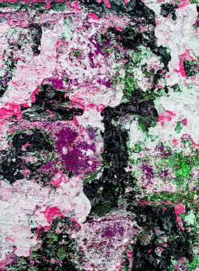 Soyulmuş boyalı eski bir duvar