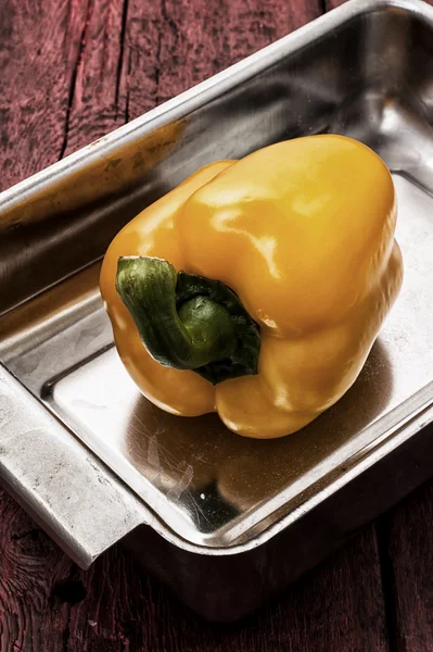 保加利亚、 黄色的辣椒 — 图库照片