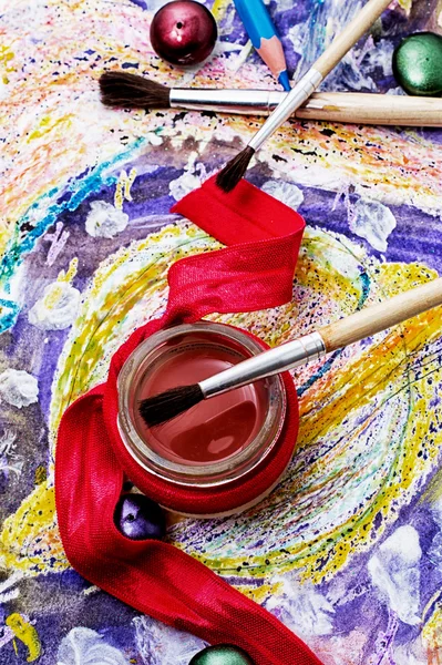 Brush for painting — Stock Photo, Image