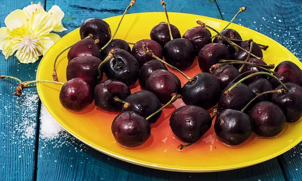 Čerstvé ovoce třešní — Stock fotografie
