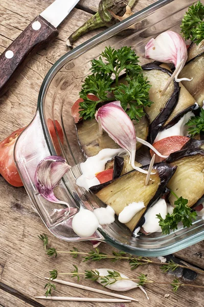 Garlic salad — Stock Photo, Image