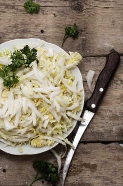 Taze sebze salatası