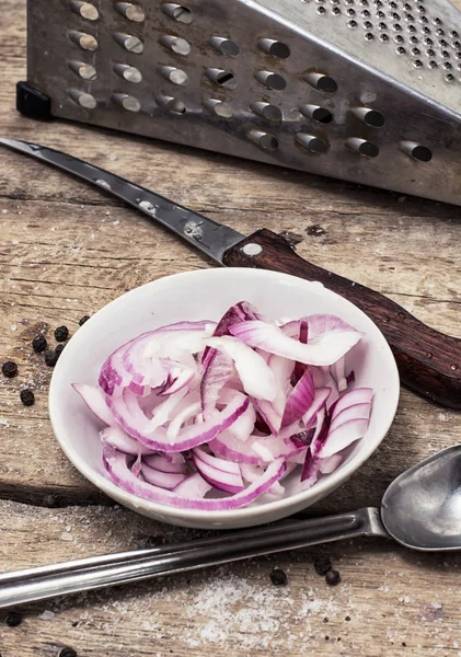 Zwiebeln geschnittene Ringe — Stockfoto