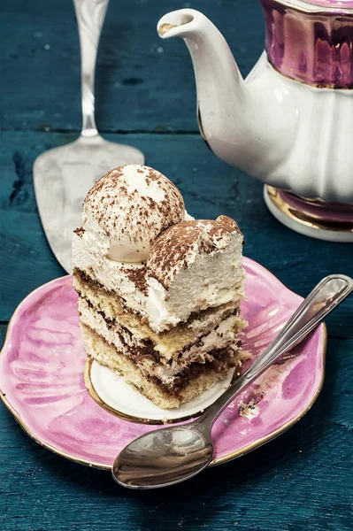 Torta alla crema di caffè — Foto Stock