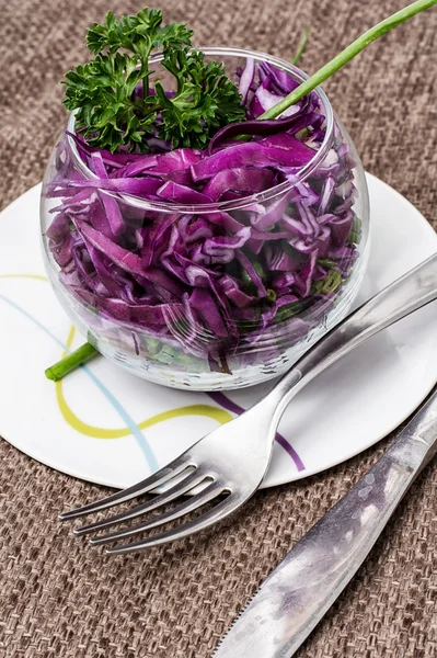 Salada de repolho fresco — Fotografia de Stock