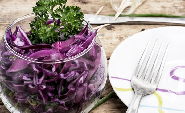 Salada de repolho fresco — Fotografia de Stock