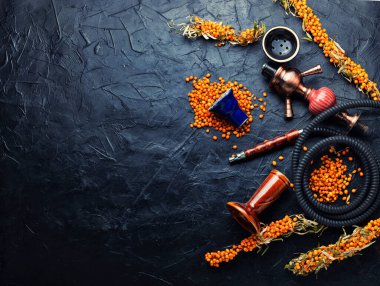 Tütün aromalı nargile aromalı nargile. Yazı için yer var.