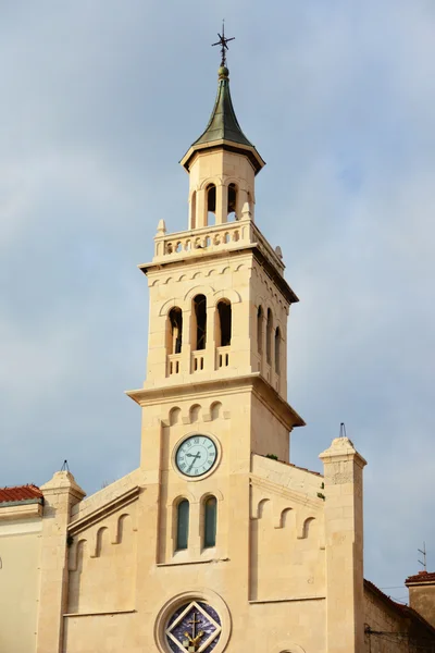 Stone church tower — Stock Photo, Image