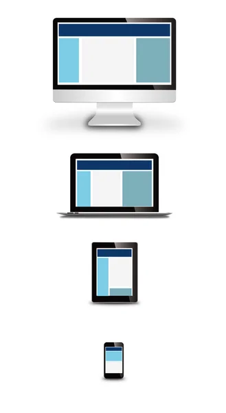 Responsive devices — Stockvector