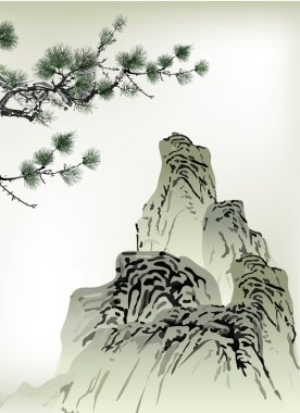 Chinese painting clipart