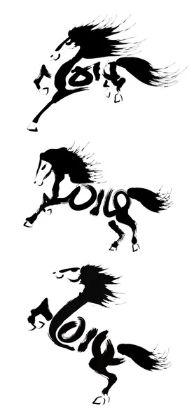 Лошадь 2014 — стоковый вектор