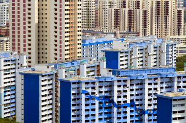 Singapur gökdelenler ve daire