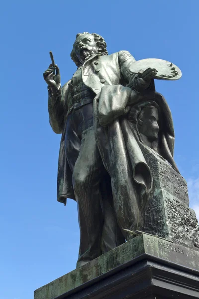 Estátua de Bronze de Ary Scheffer — Fotografia de Stock