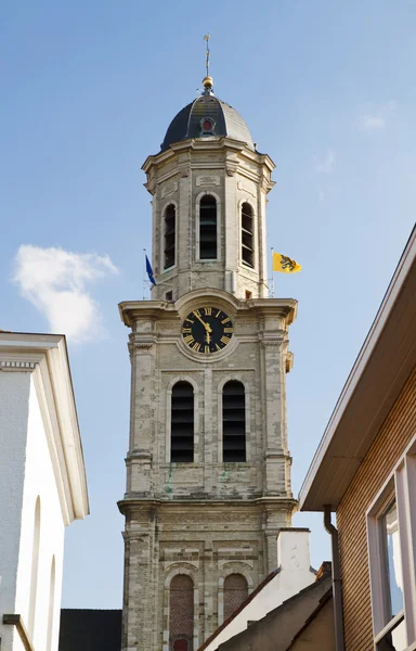 Aziz laurentius Kilisesi, lokeren, Belçika — Stok fotoğraf