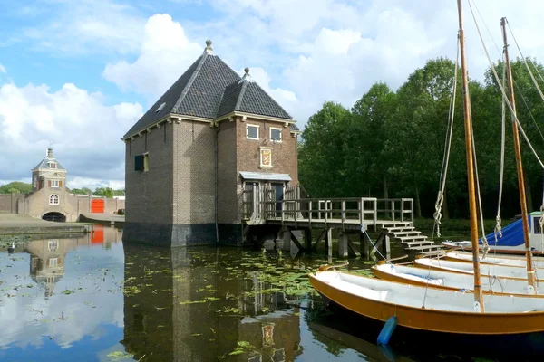 Histórico 'Kruithuis' en Delft, Holanda — Foto de Stock