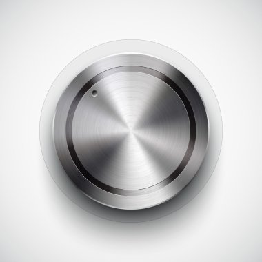 Teknoloji ses düğmesi ile metal doku