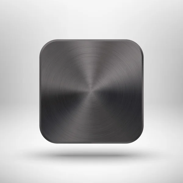 UI için metal doku ile teknoloji app simgesi
