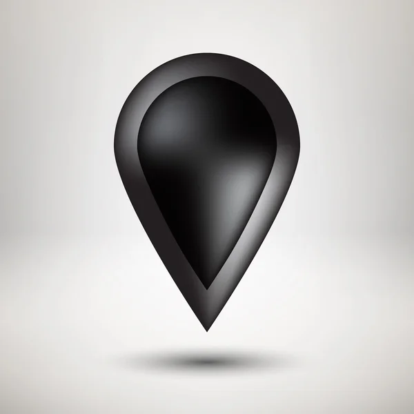 Világos háttér fekete buborék ikon jelvény — Stock Vector