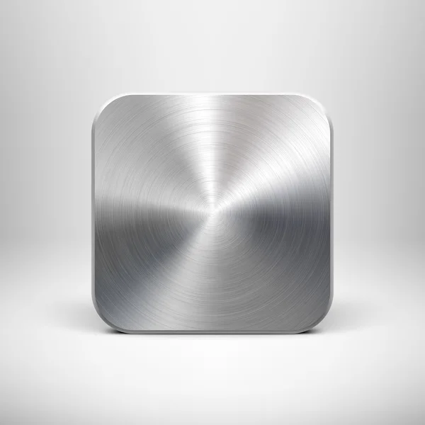teknoloji boş app simgesi kalıp metal dokulu UI için