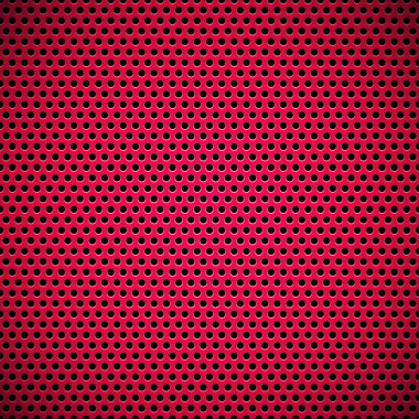 kırmızı. kesintisiz daire ızgara doku delikli