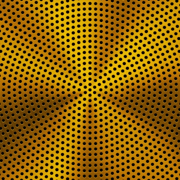 Arrière-plan en métal doré avec texture circulaire — Image vectorielle