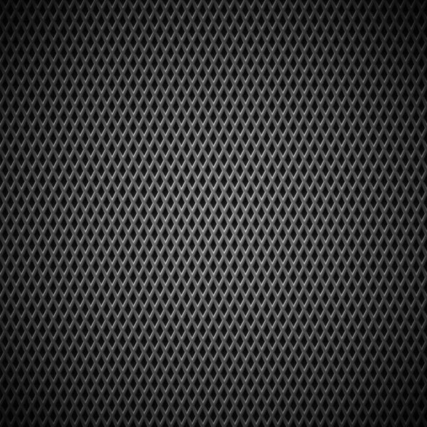 Background with Seamless Black Carbon Texture — Stock Vector