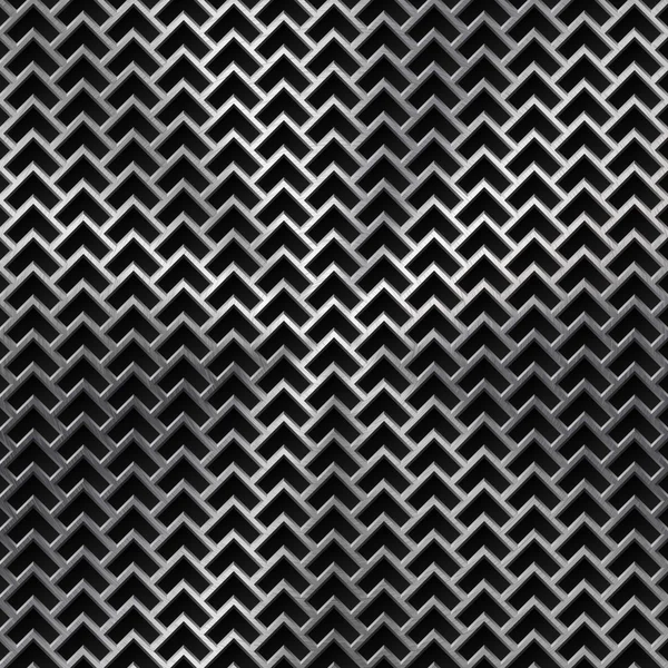 Arrière-plan avec motif losange et texture métallique — Image vectorielle