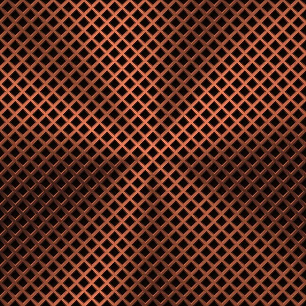 Background with Lozenge Pattern and Bronze Texture — Stock Vector