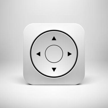 teknoloji beyaz joystick app simgesi