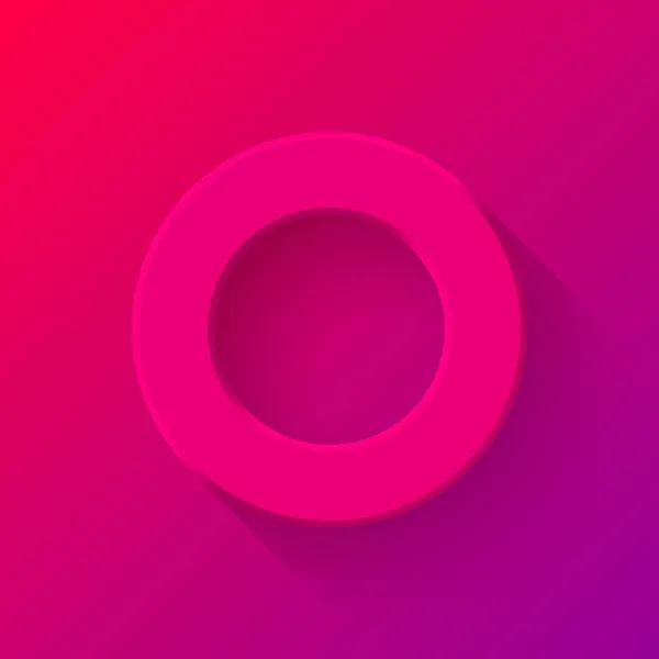 Plantilla de botón de volumen de tecnología abstracta Magenta — Vector de stock