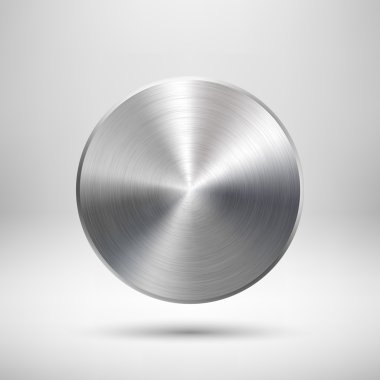 soyut daire düğme şablonu