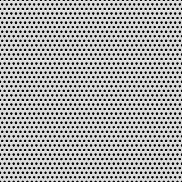 Witte achtergrond met geperforeerde patroon — Stockvector