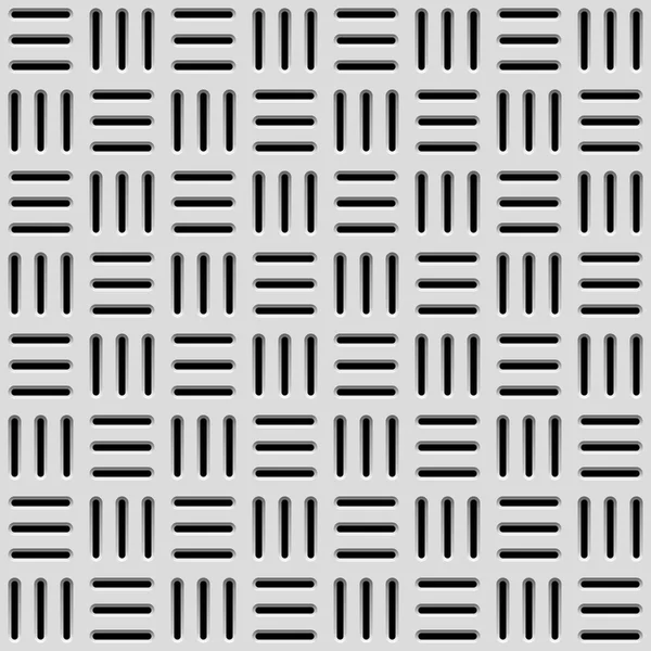 Weißer Hintergrund mit perforiertem Muster — Stockvektor