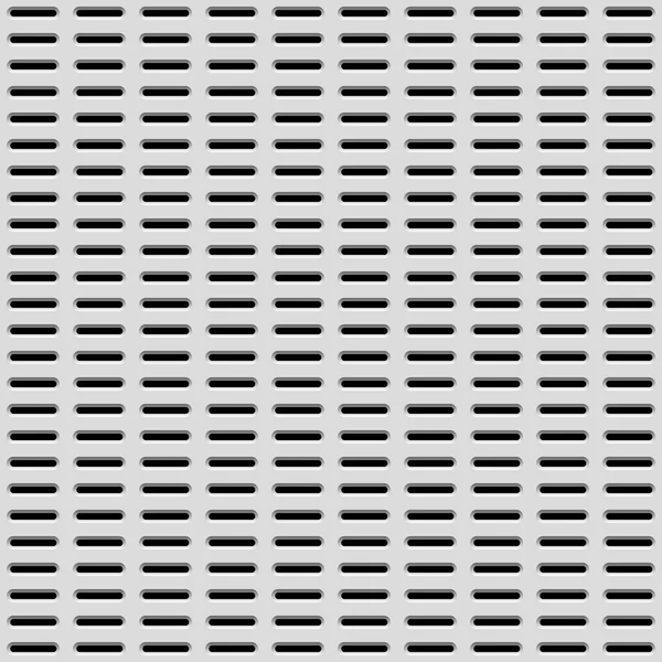 Witte achtergrond met geperforeerde patroon — Stockvector