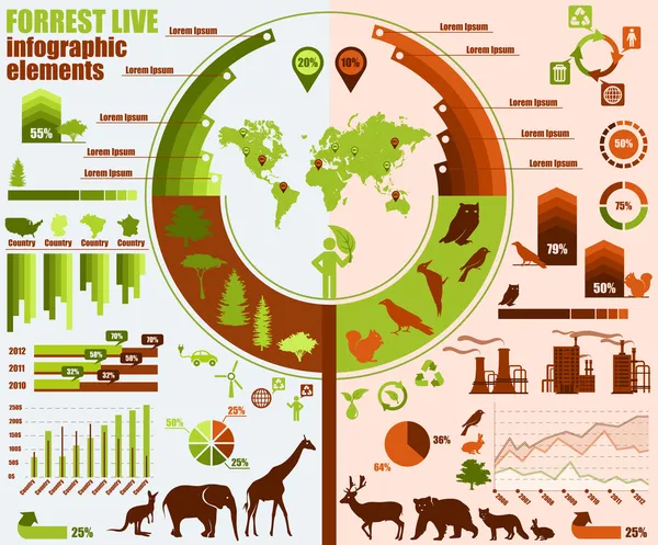 信息的图形元素 — 图库矢量图片