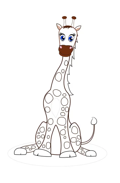 Giraff. illustration — Stock vektor