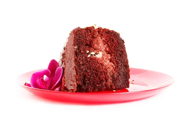 Gâteau mousseline de chocolat — Photo