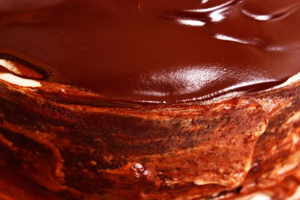 Tort de șifon de ciocolată — Fotografie, imagine de stoc