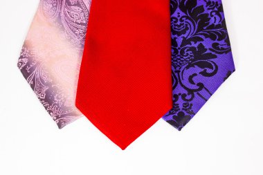 kravat, mavi, kırmızı, pembe