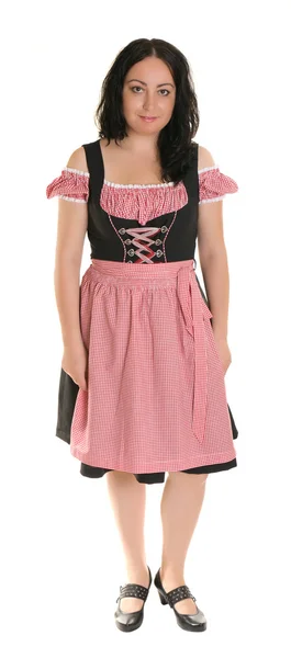 A woman in traditional Bavarian dress - Dirndl. — Stock Photo, Image