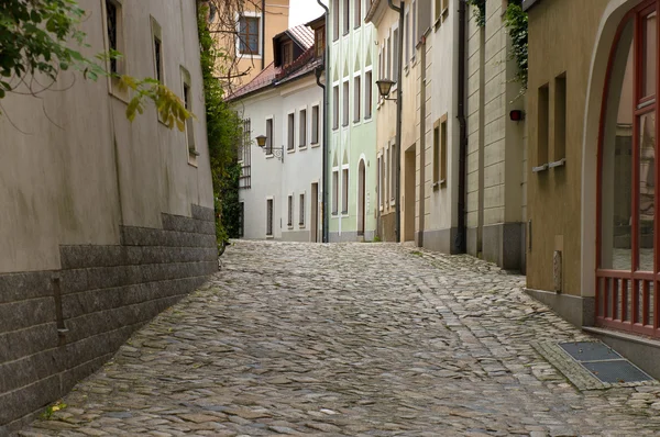 La strada del centro storico. Bautzen. Sassonia. Paesi Bassi — Foto Stock