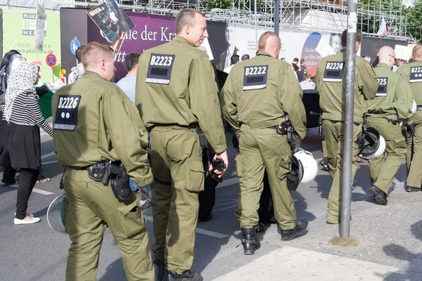 Al-quds dag. demonstraties tegen Israël, en de controle van Jeruzalem. solidariteit met het Palestijnse — Stockfoto