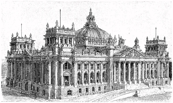 Reichstag (byggnad). — Stock vektor
