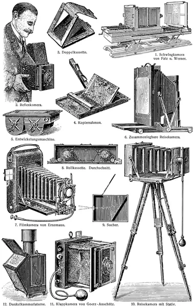 Acessórios fotográficos . — Vetor de Stock