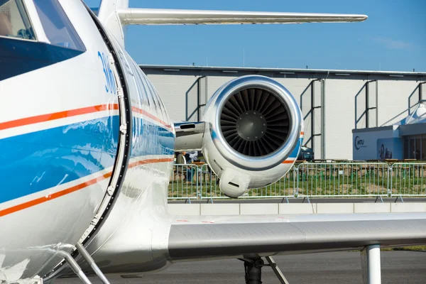 Detail of the aircraft Dassault Falcon 20 E — Stock Photo, Image