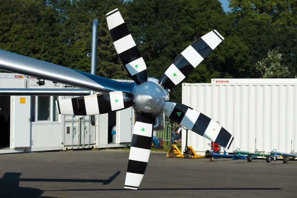 Detail of the experimental high-speed compound helicopter Eurocopter X3 (X-Cubed) — Stock Photo, Image