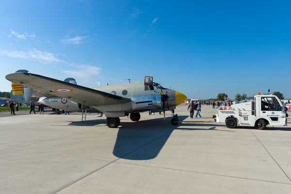 The Dassault MD 315 Flamant is a French light twin-engined transport airplane — Stock Photo, Image